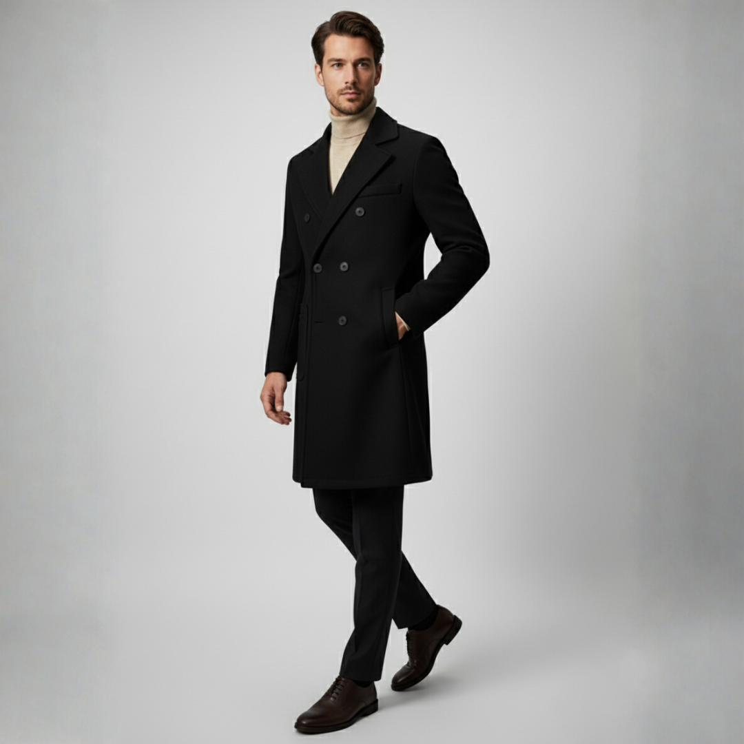 Classic Warm Winter Pea Coat