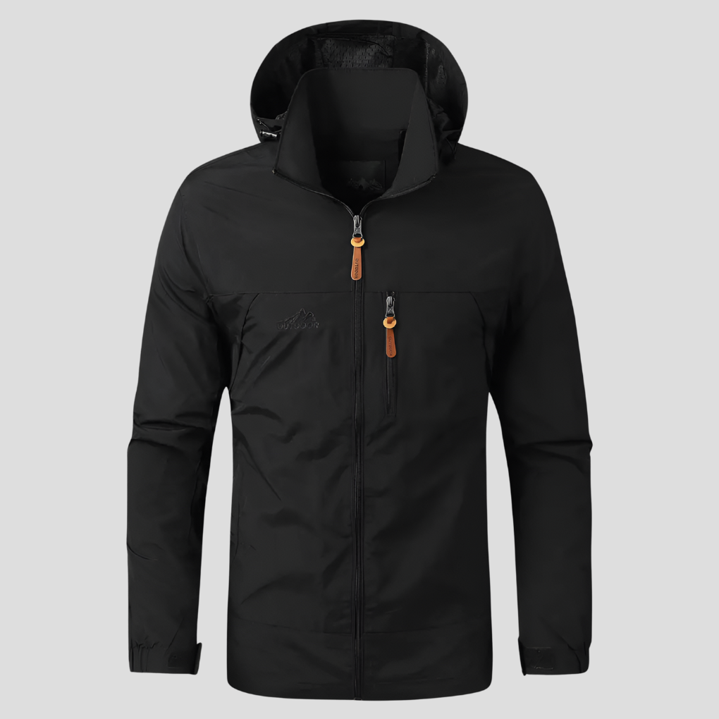 Breathable and Durable Men's Rain Jacket