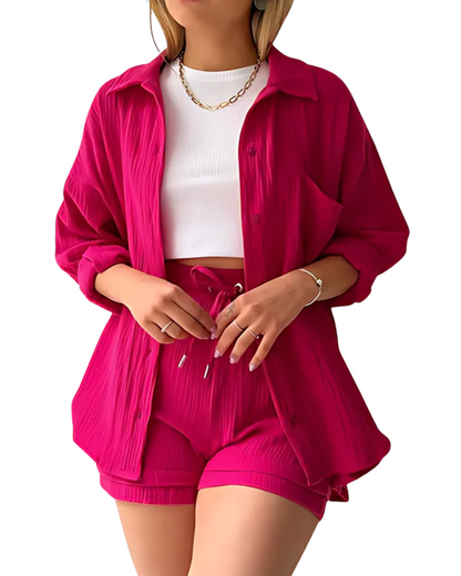 Classic Casual Shorts Outfit Set
