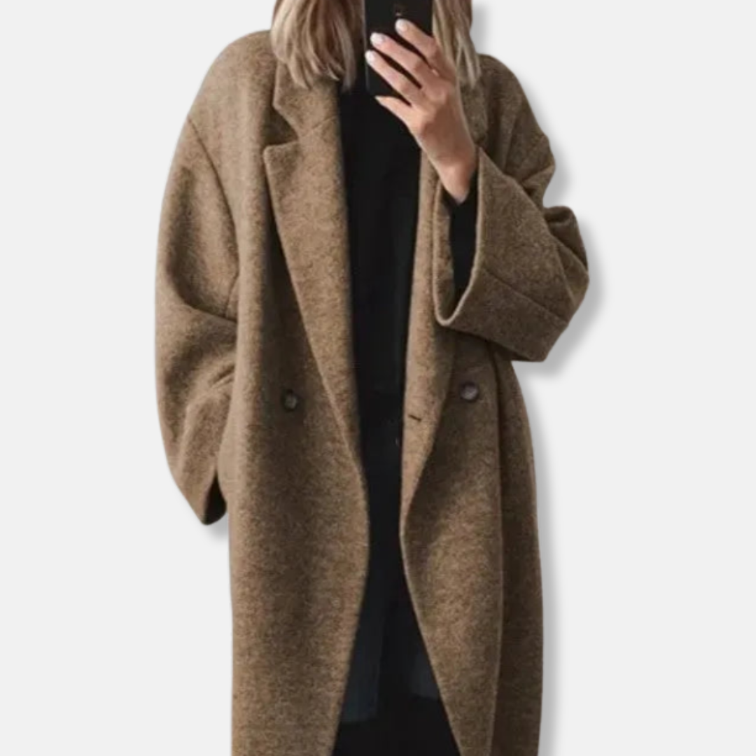 Casual Fit Overcoat | Classic Double Breasted Coat