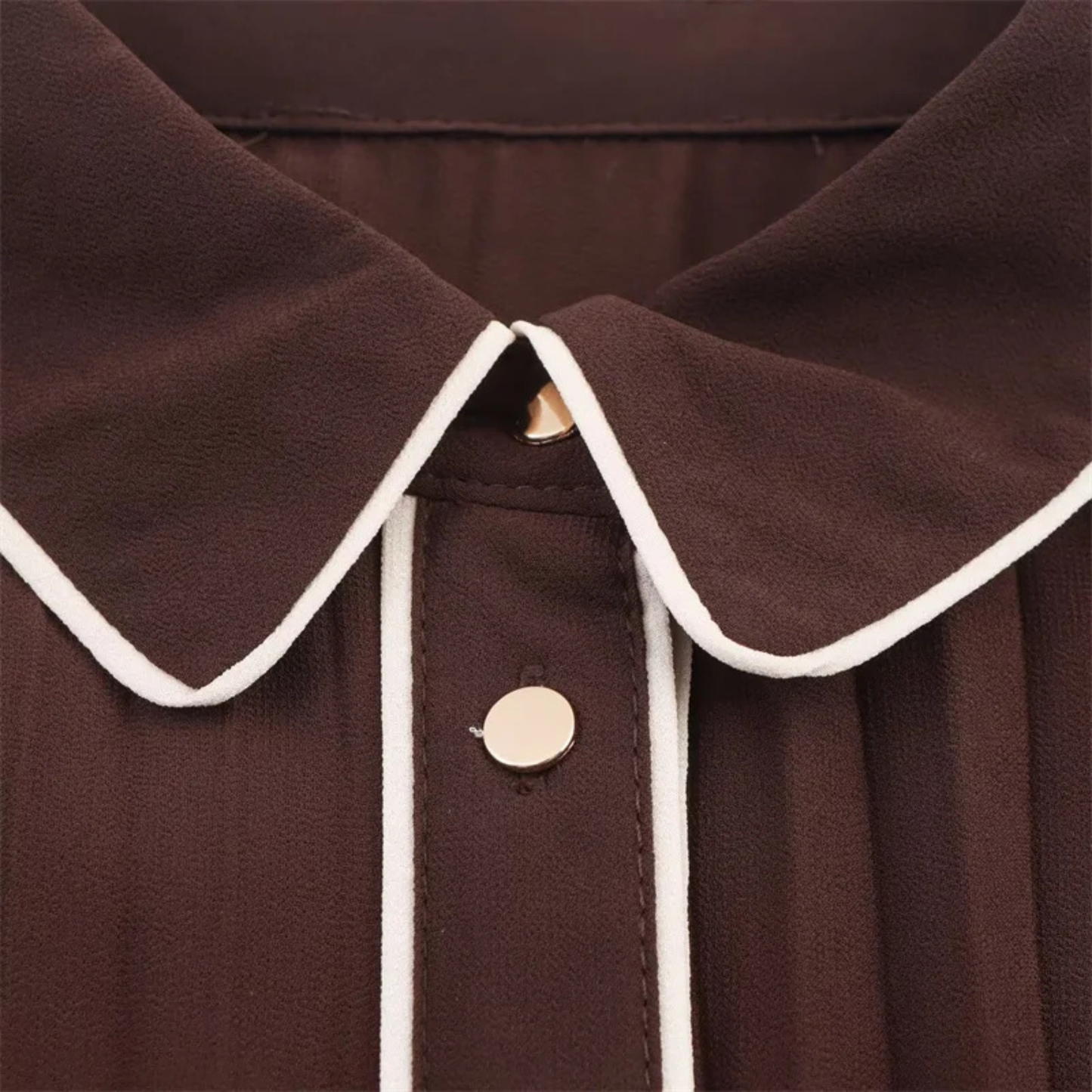 Flared Long Sleeve Waist Belt Dress for Women