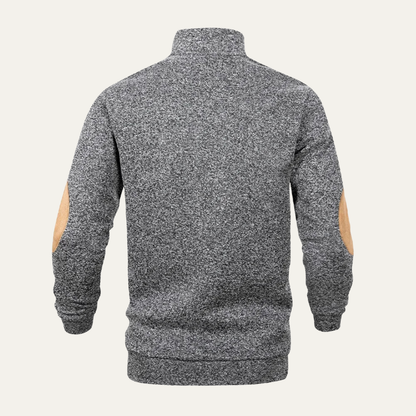 Relaxed Fit Men's Crew Neck Knit Sweater