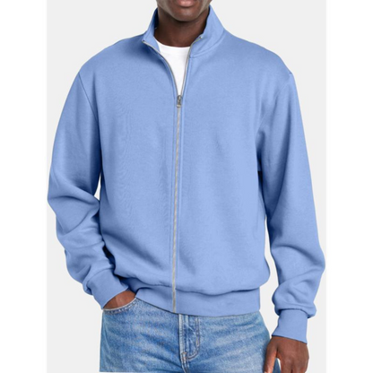 Relaxed Fit Mens Zip Up Jacket