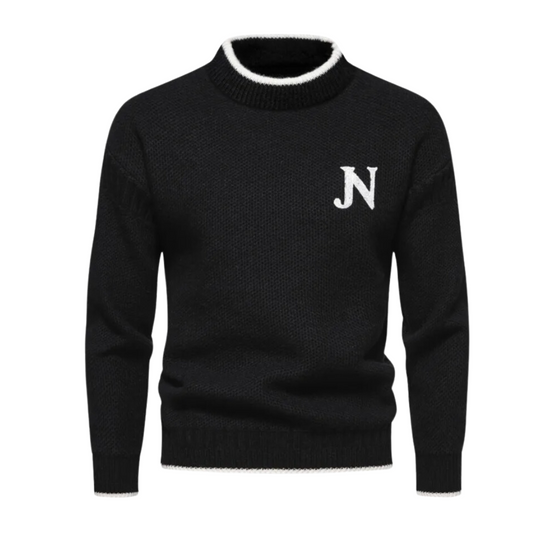 Cozy Mens Thick Wool Crew Neck Sweater
