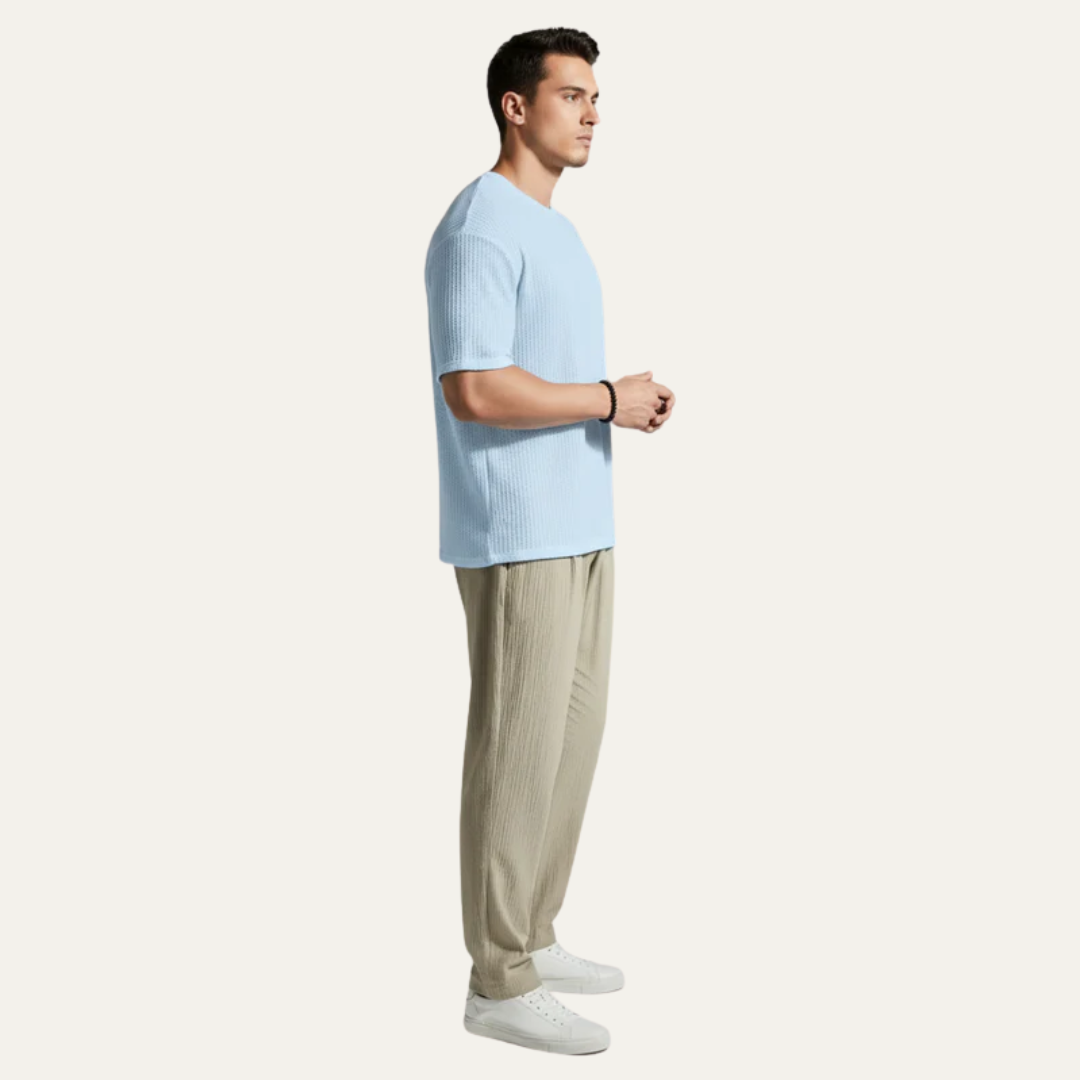 Men's Relaxed Fit Short Sleeve Polo Shirt
