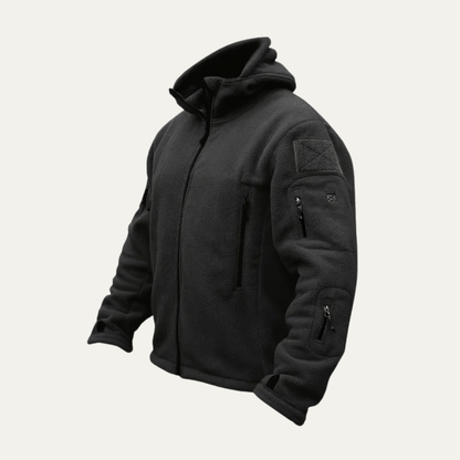 Men's Warm Waterproof Zip Up Fleece Jacket