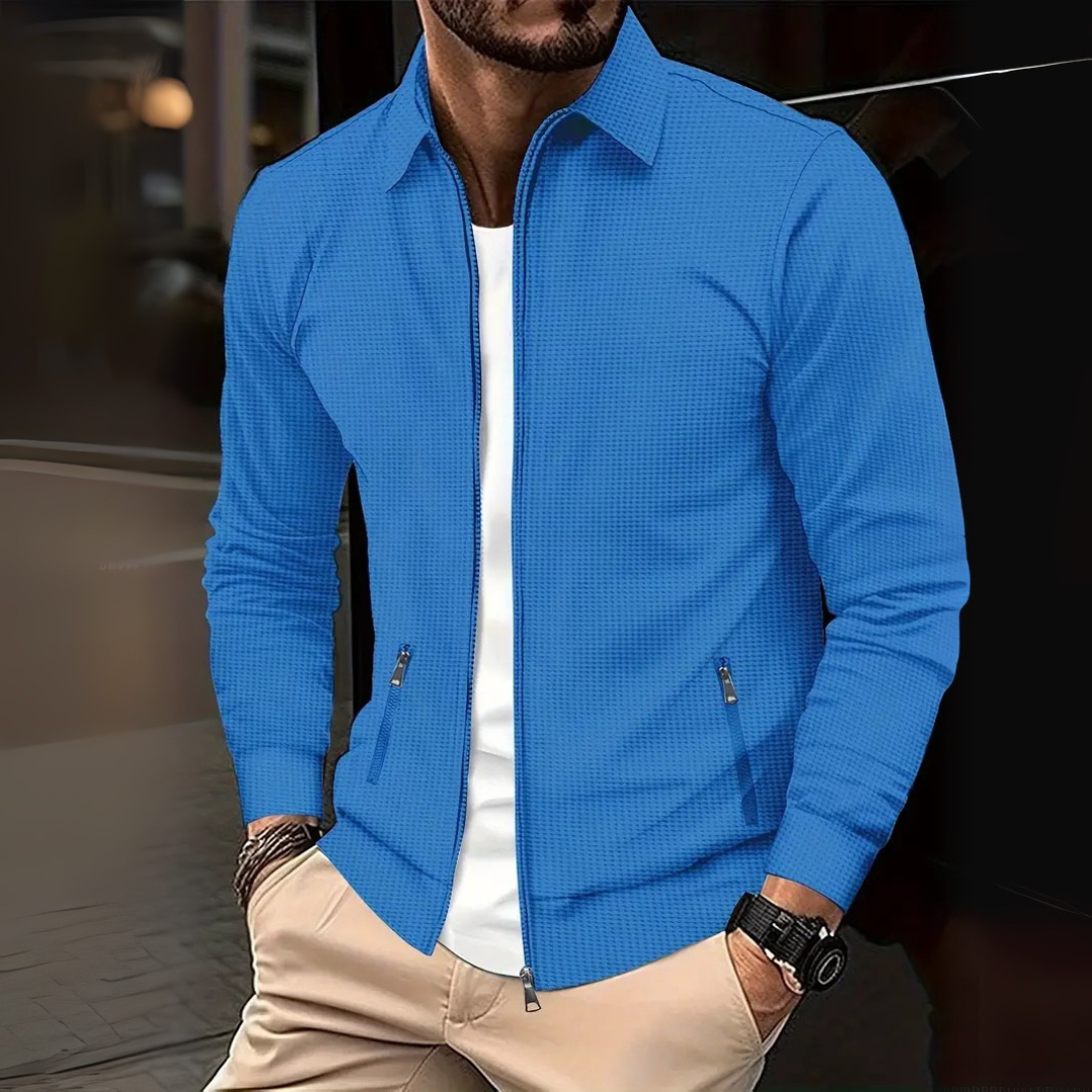 Relaxed Fit Men's Zip Jacket