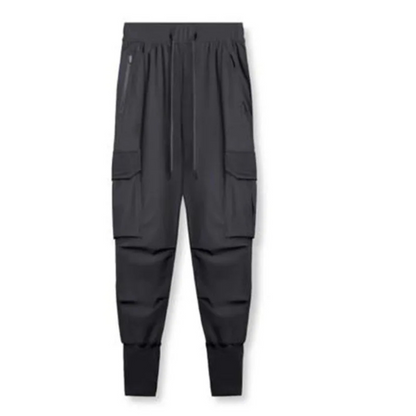 Relaxed Fit Mens Cargo Pants with Stretch Waist