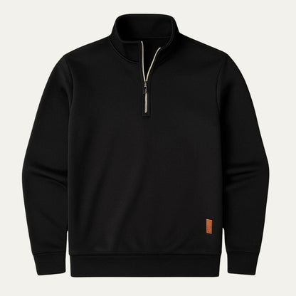 Warm Fleece Half Zip Mens Sweatshirt