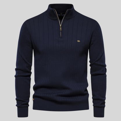 Comfortable Men's Long Sleeve Crew Sweater
