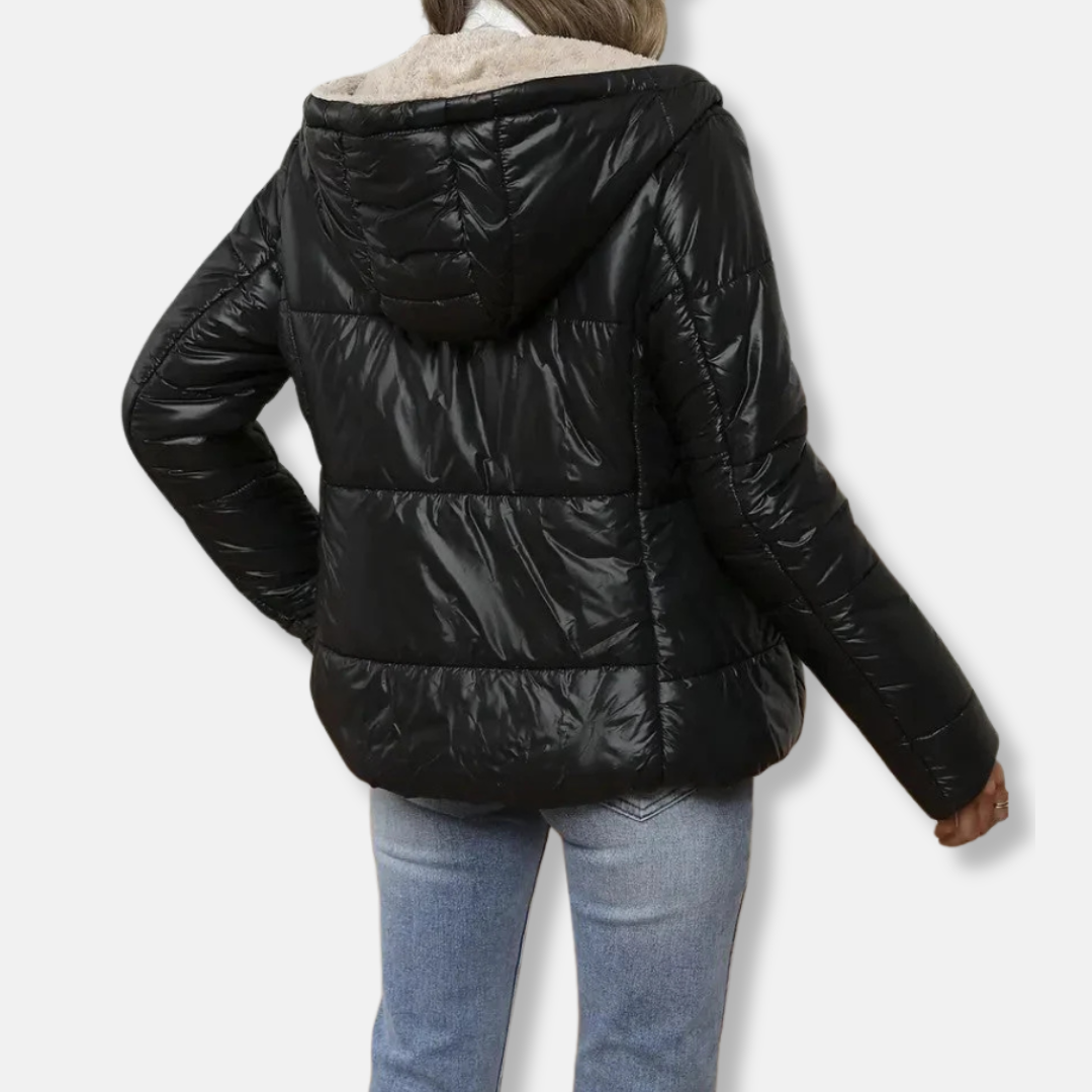 Cozy Quilted Hoodie Jacket