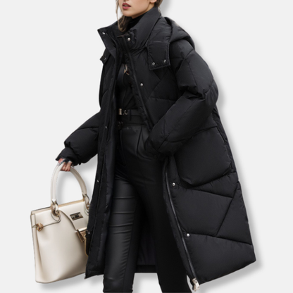 Warm Padded Women's Parka Coat