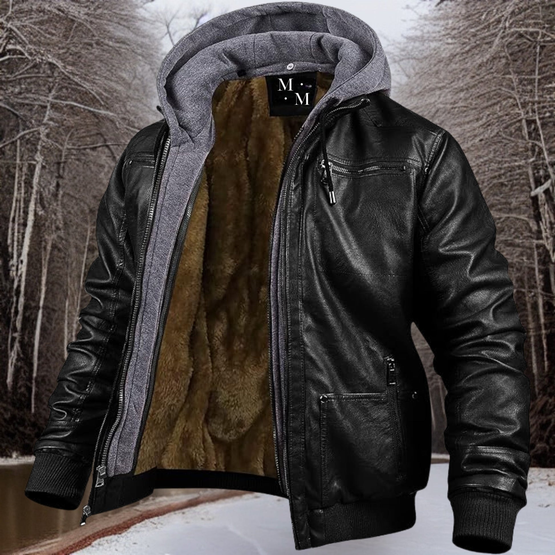 Luxury Genuine Leather Coat - OutfitLondon
