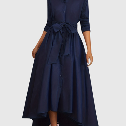 Chic Long Sleeve Maxi Dress