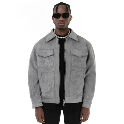 Soft Leather Men's Coat Jacket - OutfitLondon