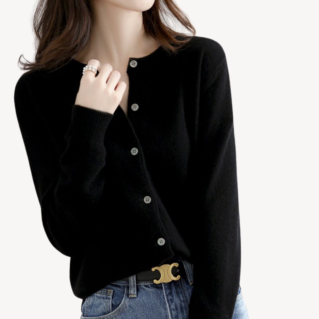 Ladies Soft Open Cardigan Sweater