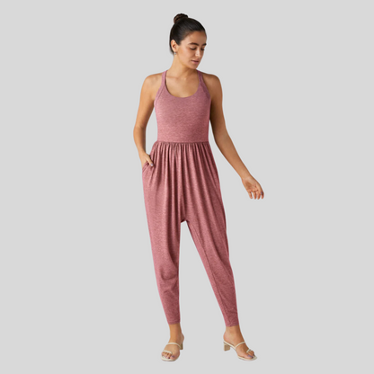 Relaxing Sleeveless Loungewear Jumpsuit