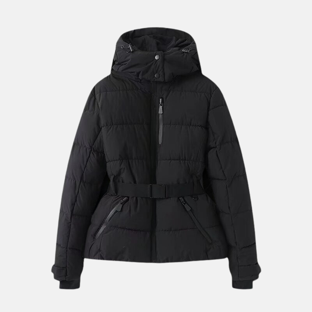 Warm Quilted Puffer Hip Length Jacket - OutfitLondon