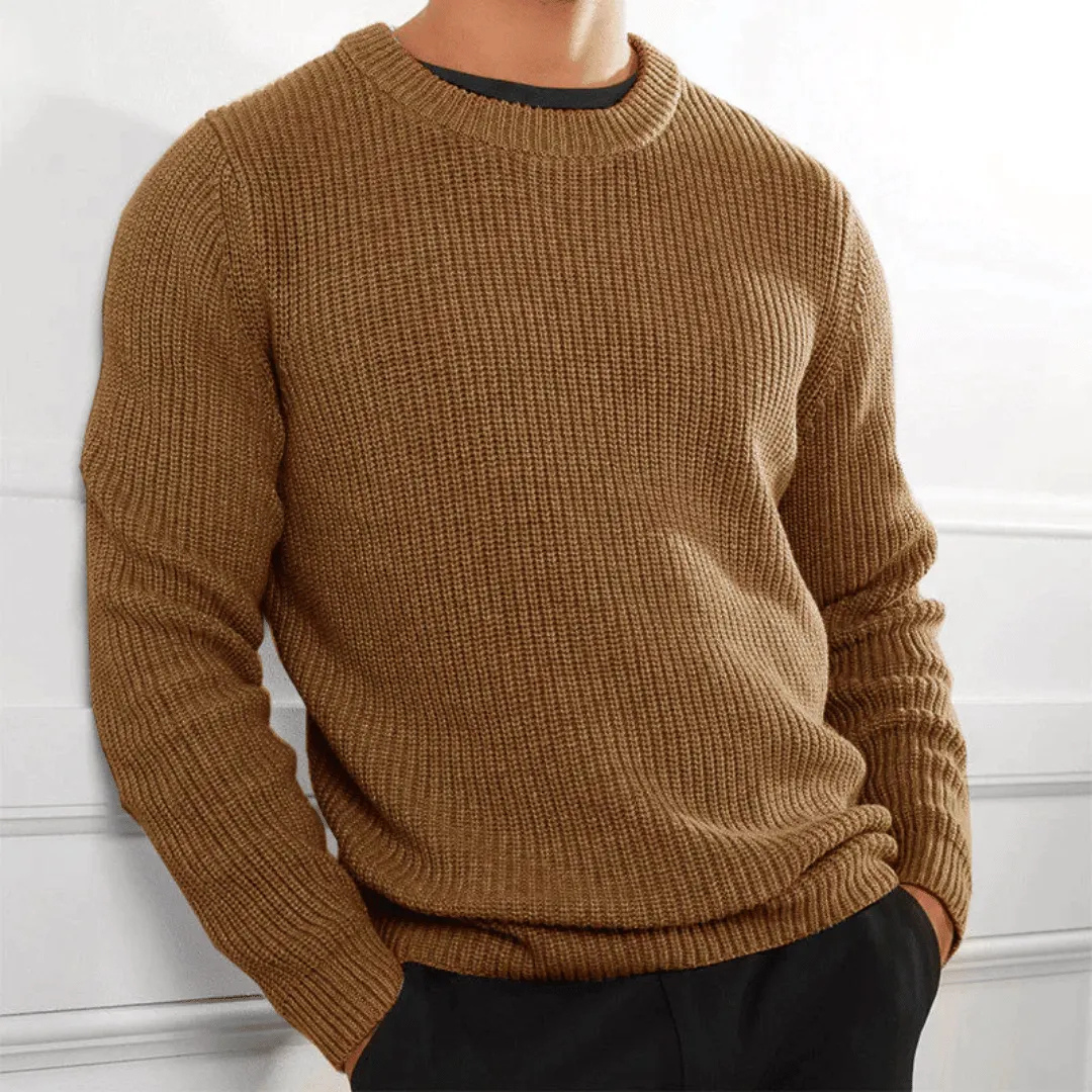 Thick Classic Fit Crew Neck Sweater