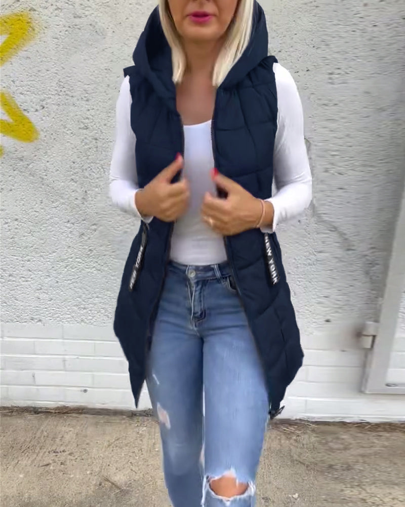 Lightweight Vest Style Puffer Jacket