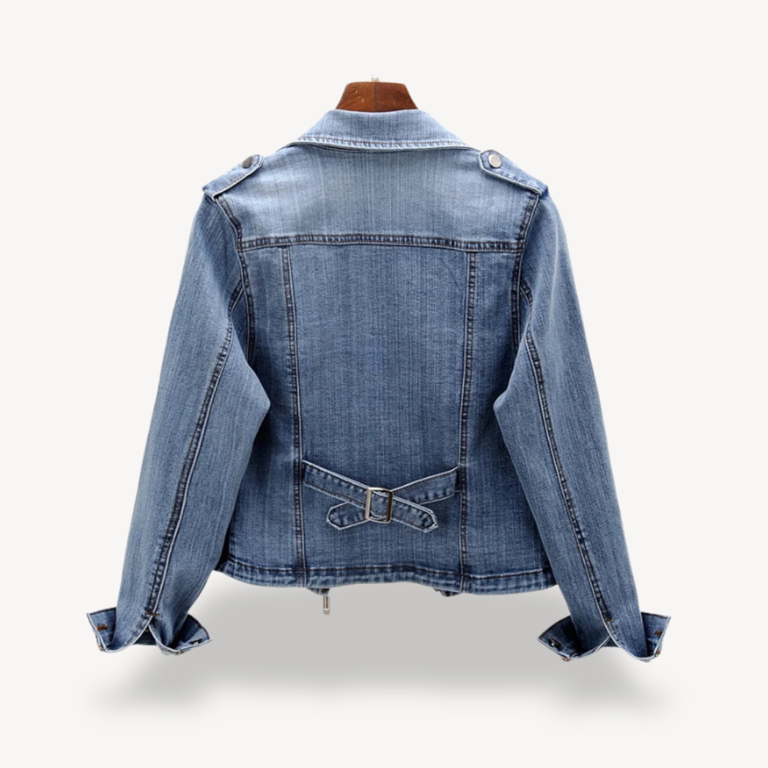 Classic Ladies Blue Jeans Jacket