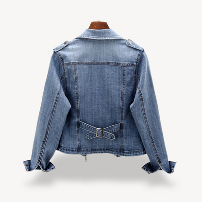 Classic Ladies Blue Jeans Jacket