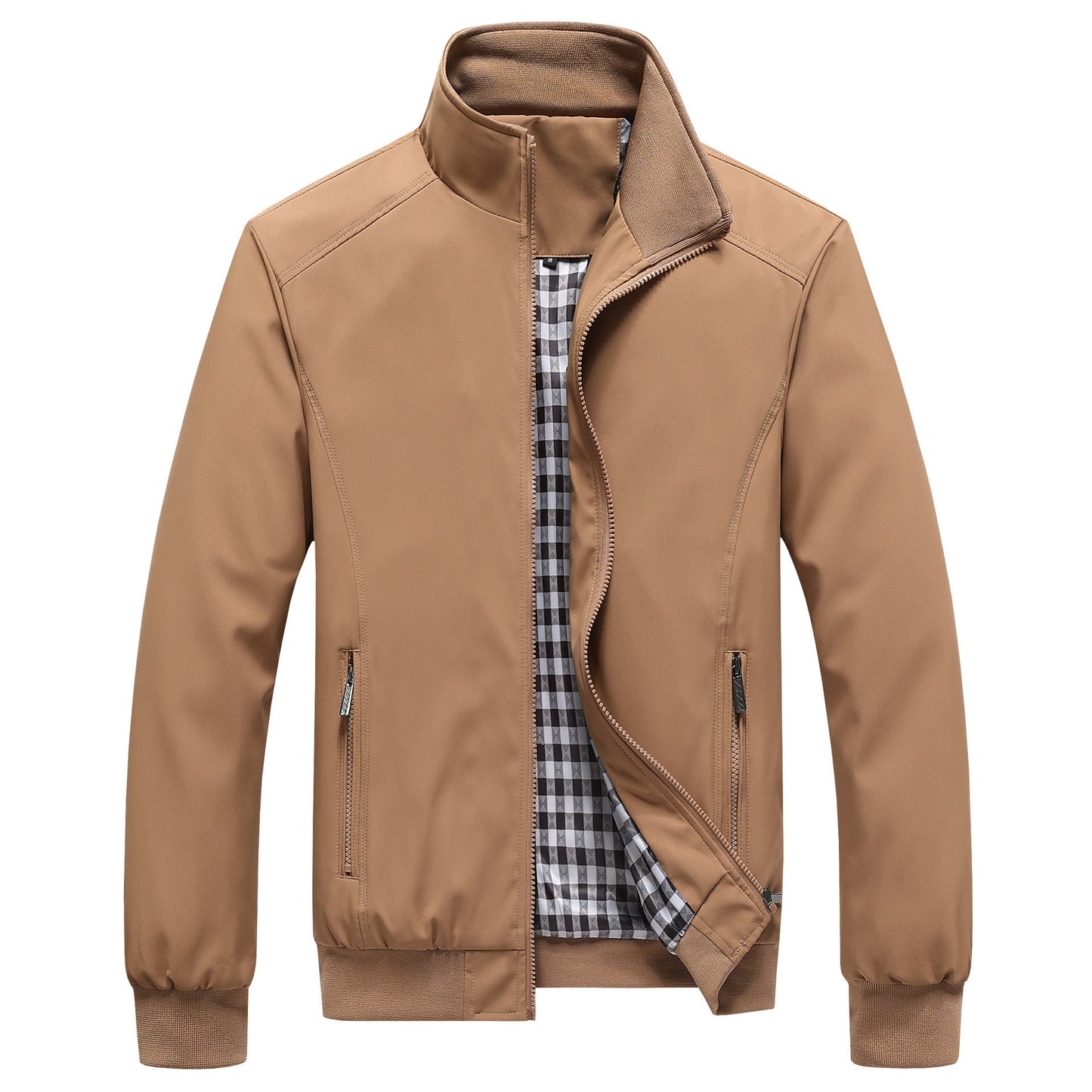 Men's Waterproof Full Zip Bomber Jacket - OutfitLondon