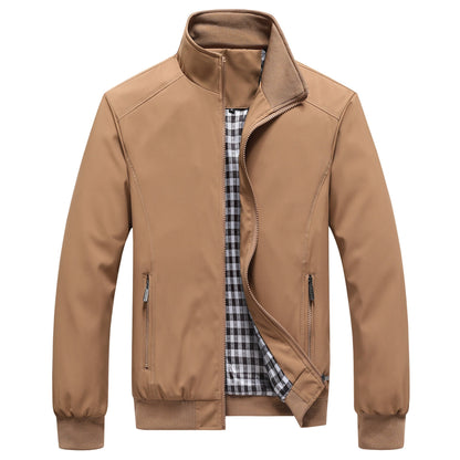 Men's Waterproof Full Zip Bomber Jacket - OutfitLondon