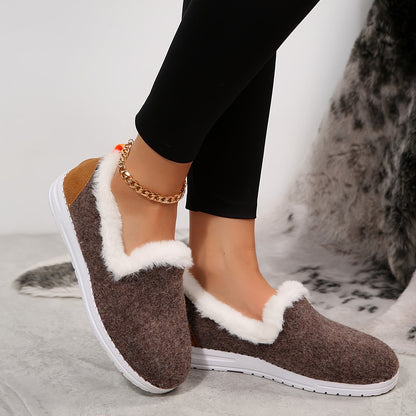 Warm Fuzzy Women's Slip On Loafers