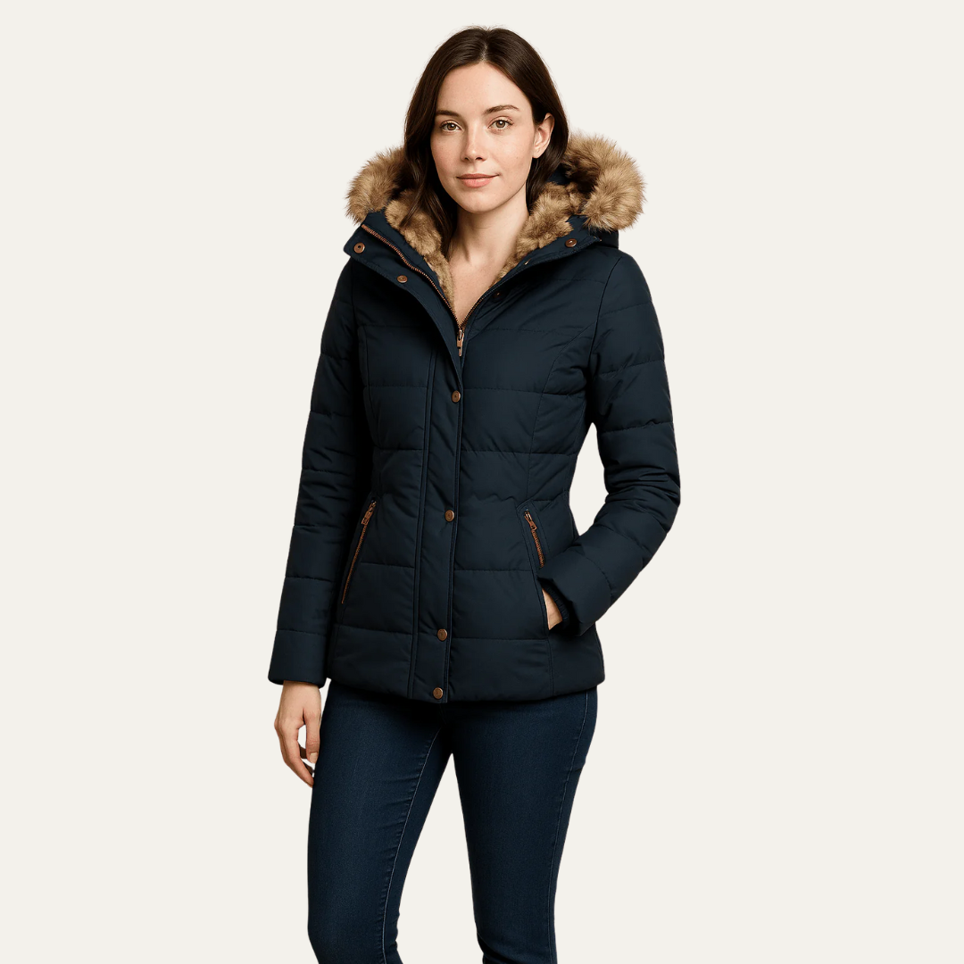 Warm Faux Fur Padded Winter Coat
