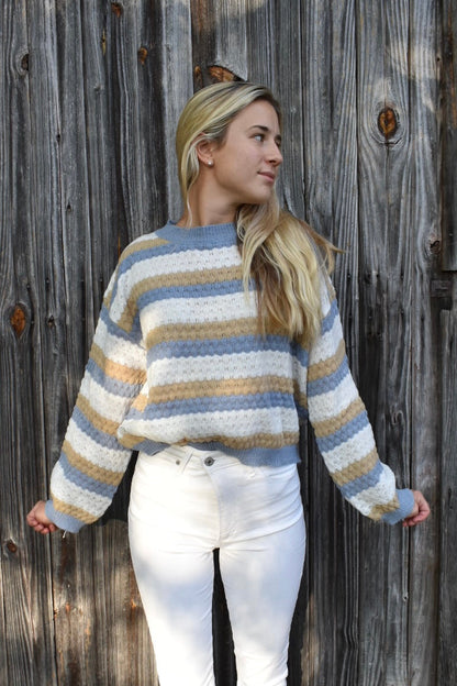 Warm Cozy Cable Knit Sweater