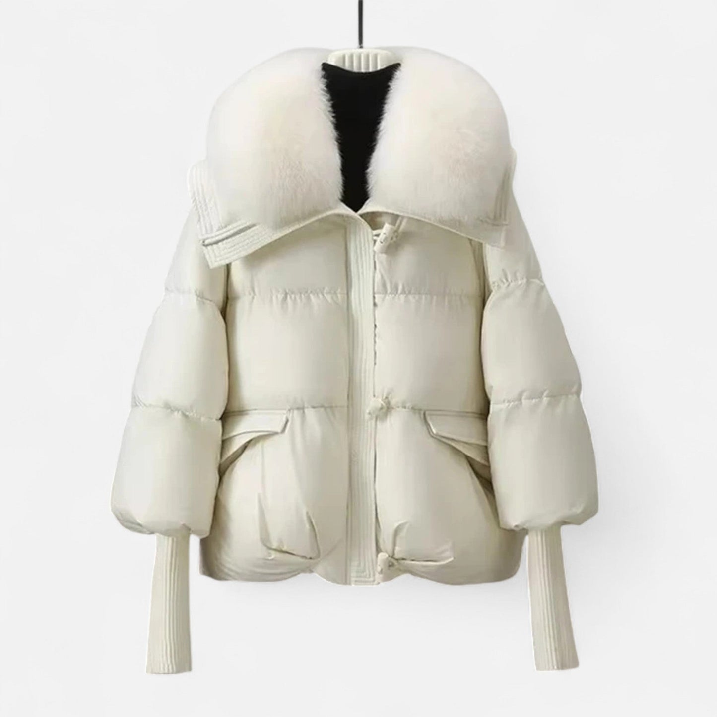 Plush Faux Fur Parka Coat - Cozy and Chic