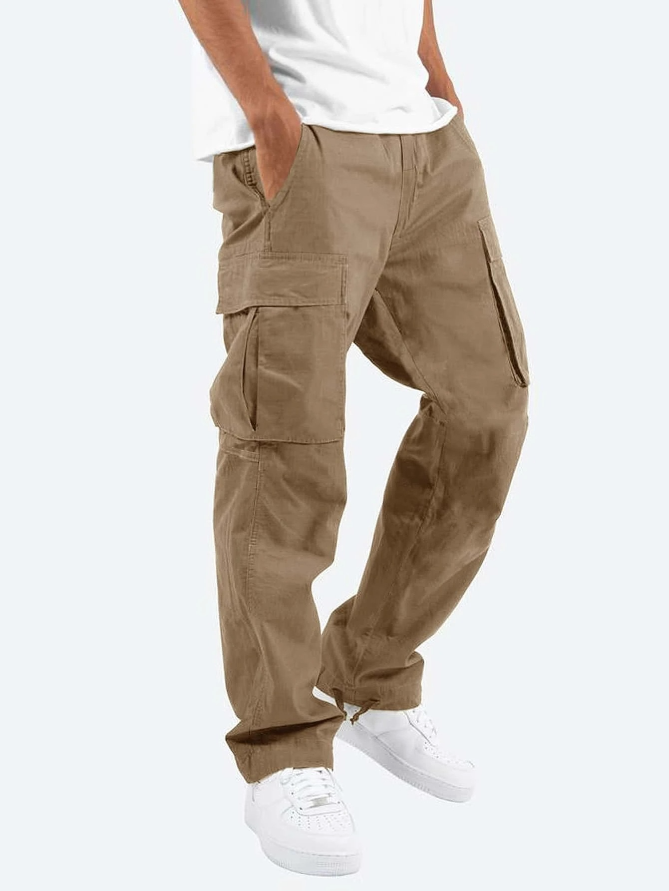 Practical and Durable Mens Cargo Trousers