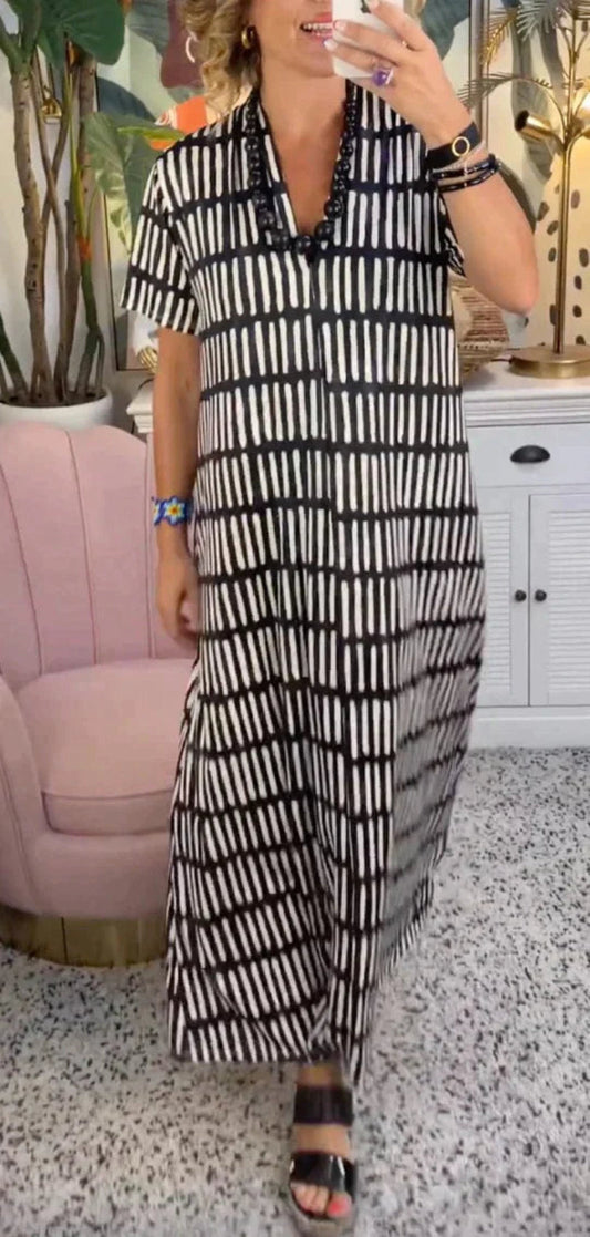 Beautiful Women's Floral Maxi Sundress - OutfitLondon