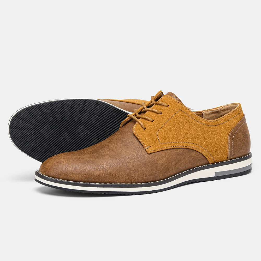 Comfortable Men's Airy Walking Shoes with Grip Sole