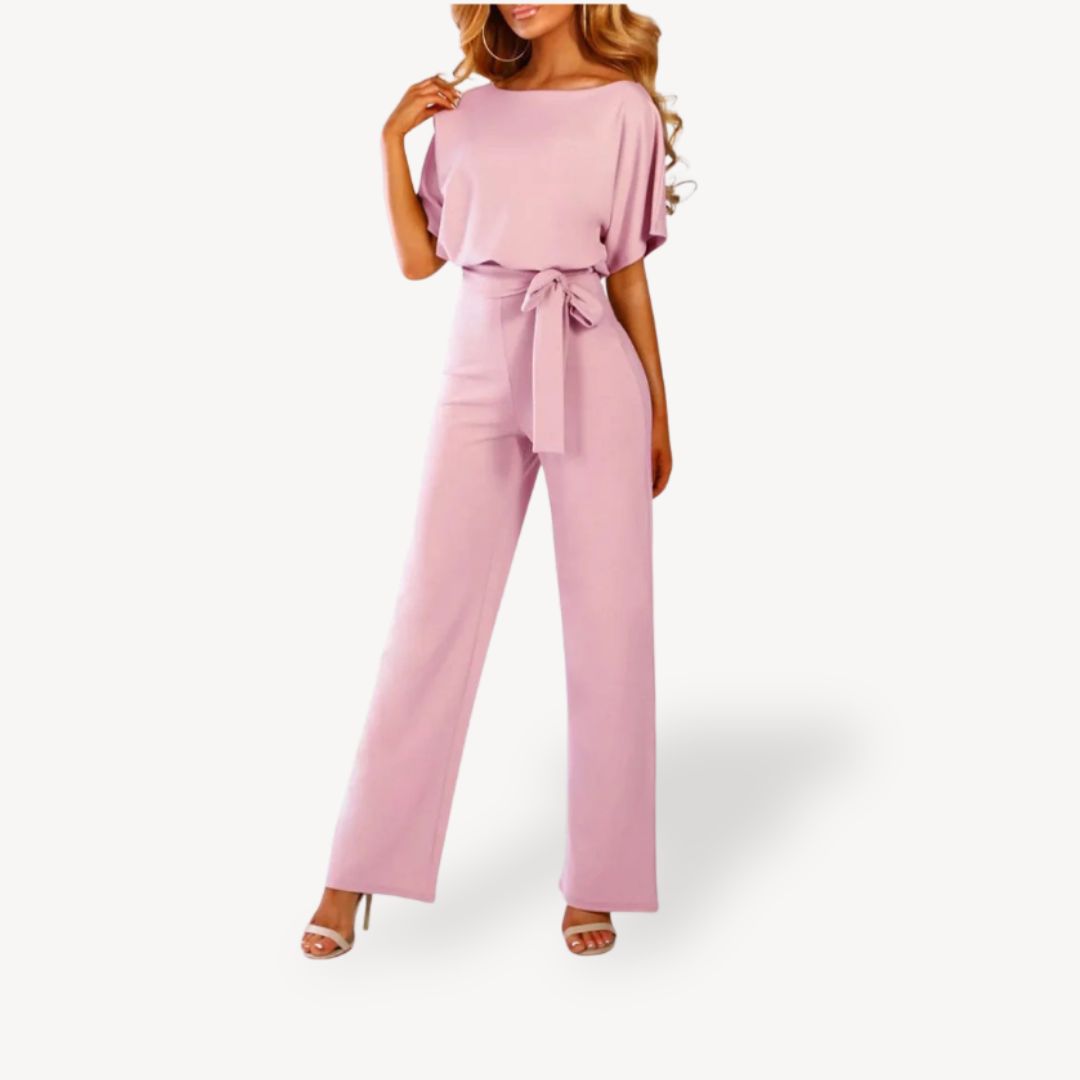 Ladies Comfortable Loose Fit Polyester Jumpsuit