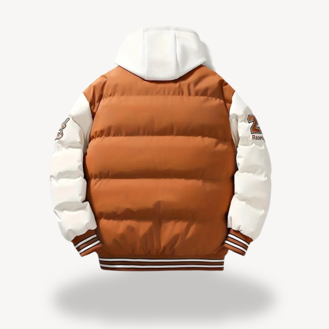 Waterproof Mens Insulated Hooded Jacket