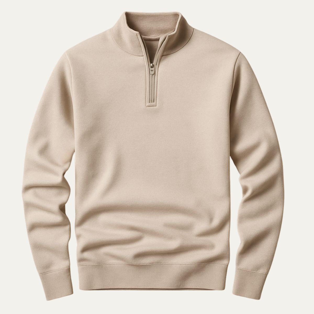 Classic Mens Quarter Zip Sweater