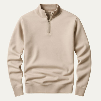 Classic Mens Quarter Zip Sweater