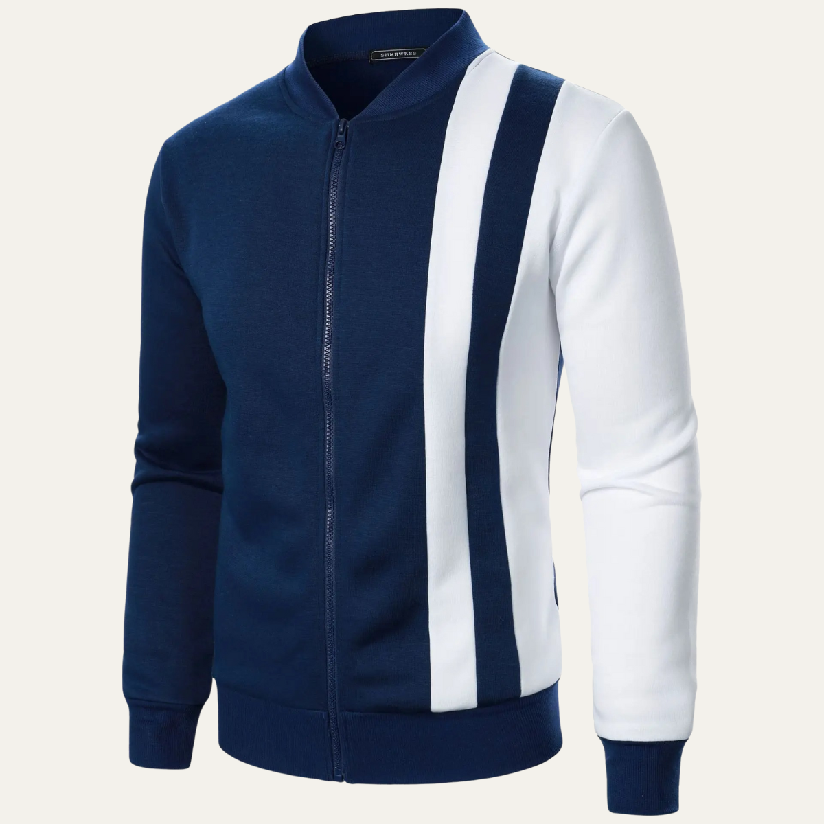 Men's Bright Colourblock Zipper Jacket