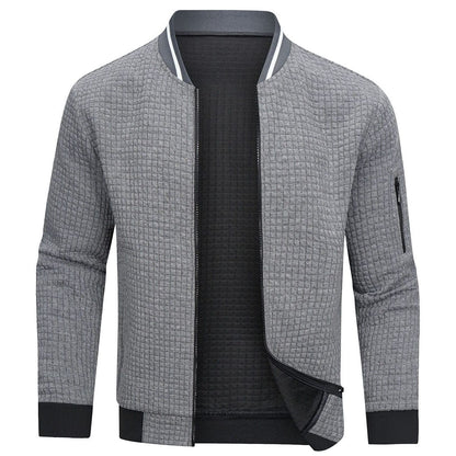 Relaxed Fit Quilted Zip Jacket