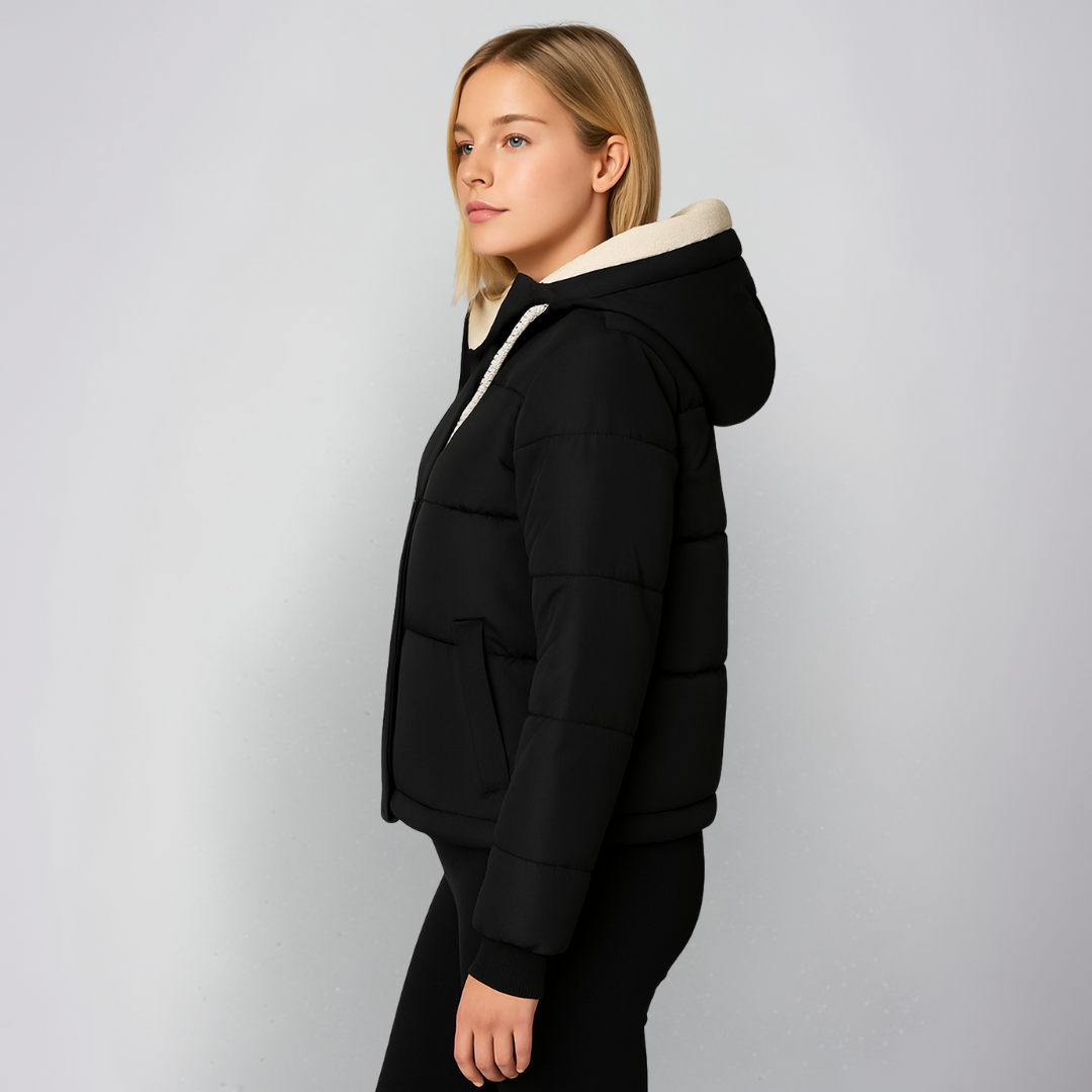 Warm Fleece Hooded Winter Jacket for Women