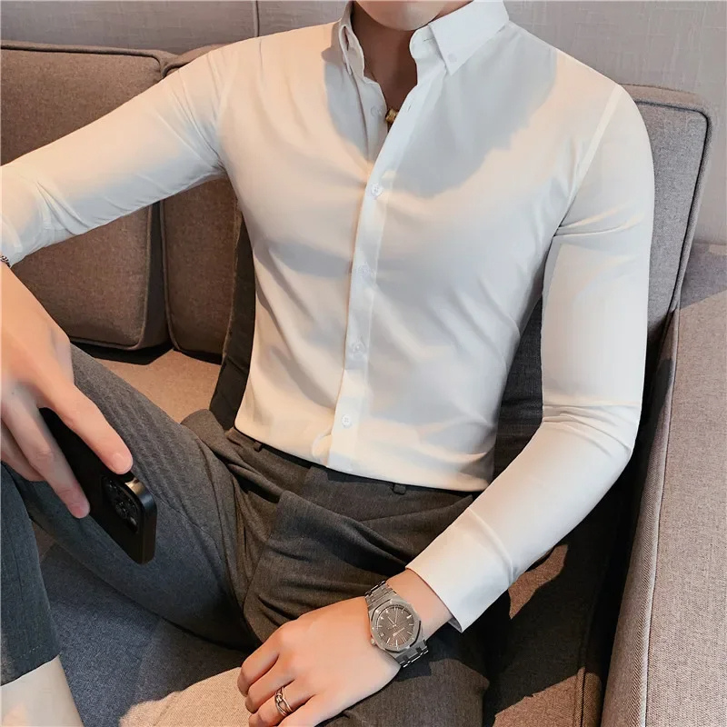 Classic Fit Mens Casual Long Sleeve Shirt