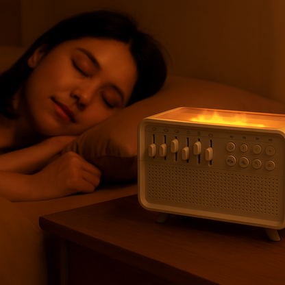 Soothing Sound Machine with Night Light & Humidifier