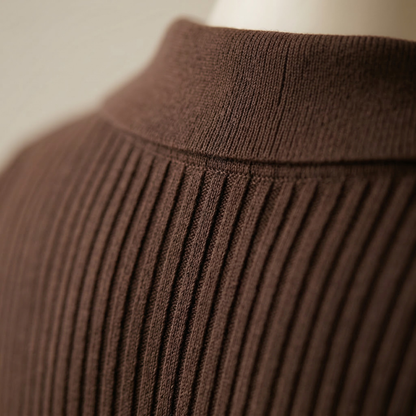 Comfy Long Sleeve Fit and Flare Knit Dress
