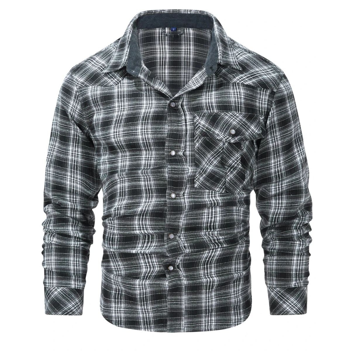Warm Plaid Men's Flannel Shirt