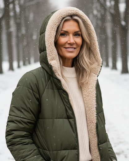 Cozy Fleece Winter Parka Coat