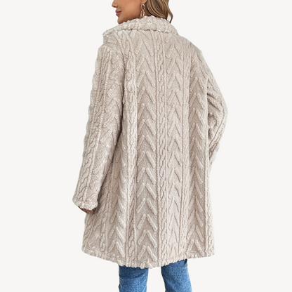 Plush Double Button Warm Winter Coat