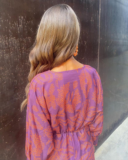 Elegant Silk Tie Dress