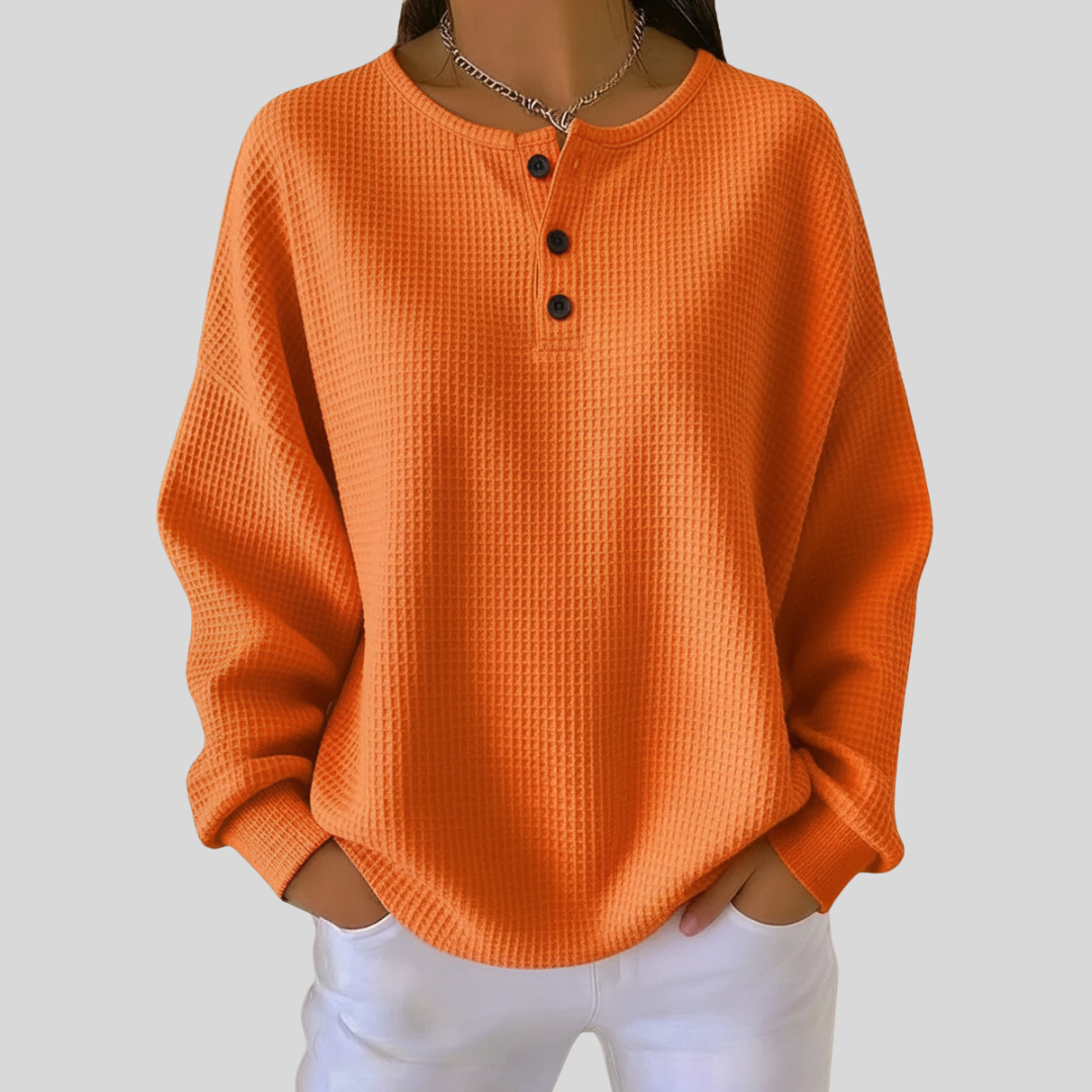 Relaxed Fit Crew Neck Sweatshirt - OutfitLondon